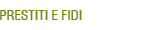 Prestiti e fidi